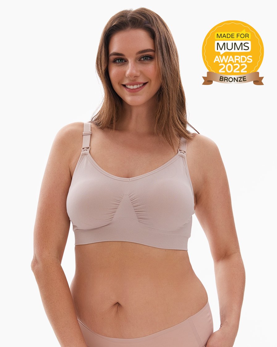 3 Pack Maternity Nursing Seamless Bras sizes (sm to 4XL) - Dressed To  Deliver