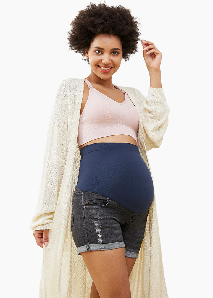 Buy HOFISH Women's Maternity High Waisted Leggings Pregnancy