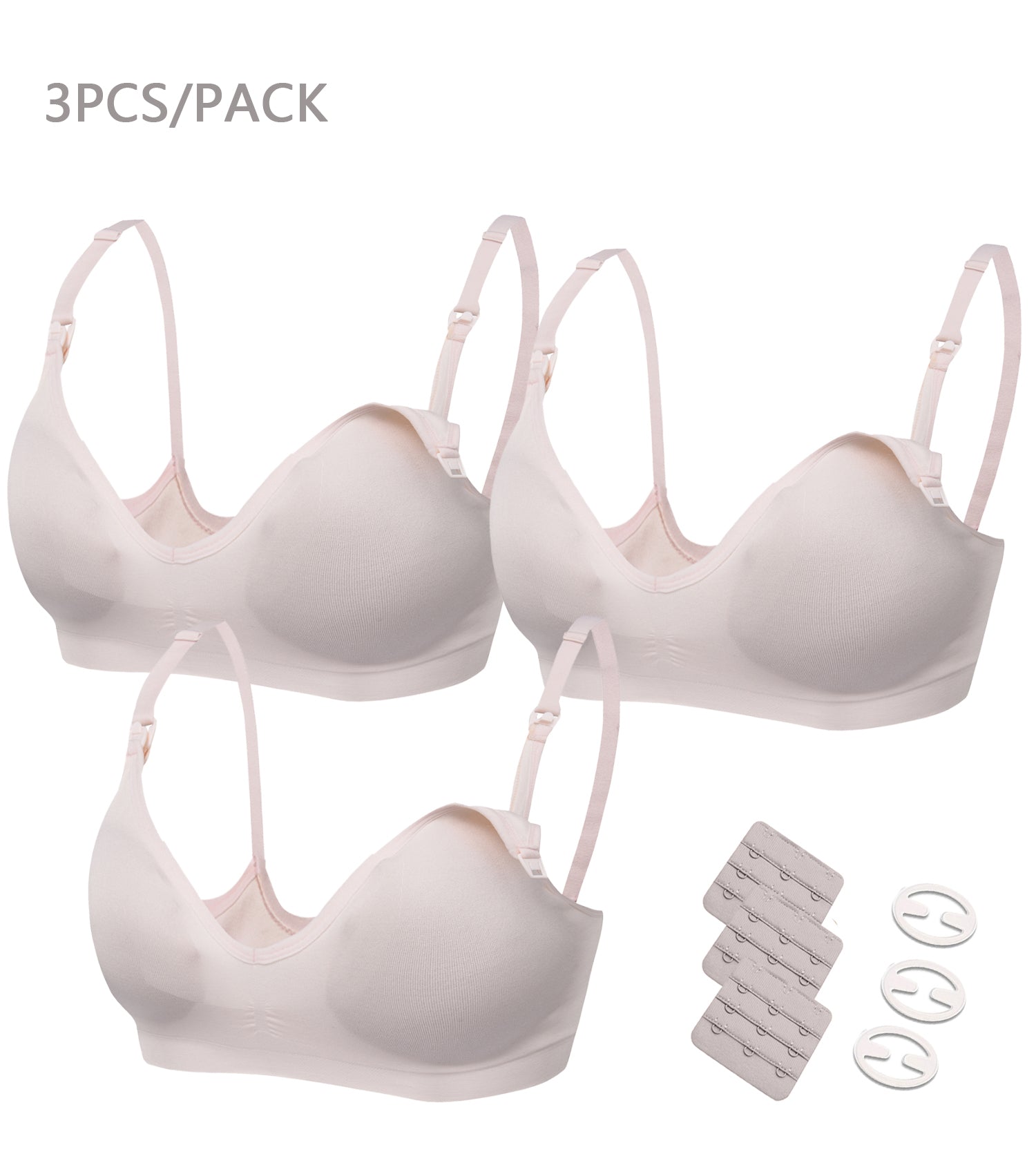 42B- Maternity/Nursing Bras Non-Wired, Non-Padded with free Bra
